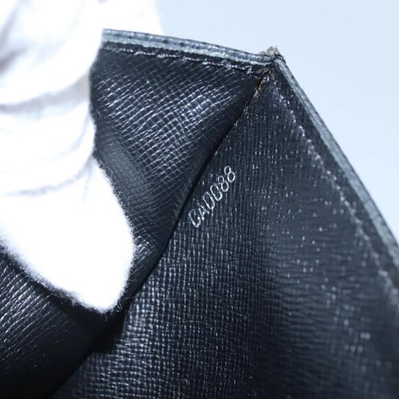 LOUIS VUITTON Taiga Selenga Clutch Bag Ardoise M30782 LV Auth BA536 - Picture 12 of 16